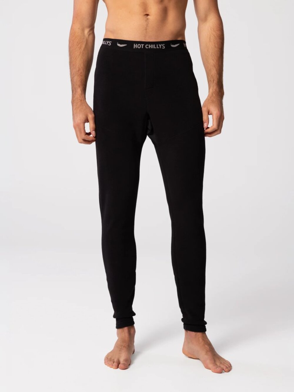 Hot Chillys La Montaña Fly Bottom Black Men's Heavyweight Fleece Size Small